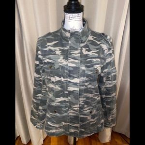 Kensie Jean Camouflage Jacket